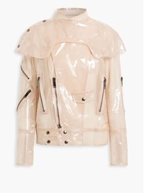 Valentino Garavani Vinyl Biker Jacket